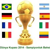 2014 Dünya Kupası bahis oranları